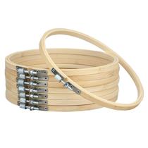 Aros de bordado Umoonfine Bamboo 26 cm redondos 8 peças