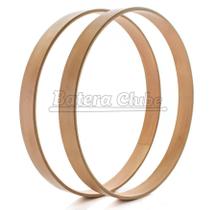Aros de Madeira para Bumbo 18 EdBatuk Drums com Borracha Protetora de Aro para o Pedal (Par) Aros de Madeira para Bumbo 18 EdBatuk Drums com Borracha Protetora de Aro para o Pedal (Par)
