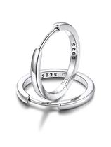Aros FaithHeart pequeños de plata esterlina de 16 mm Aros FaithHeart pequeños de plata esterlina de 16 mm