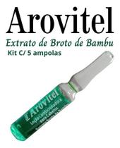 Arovitel Broto De Bambu 2ml - Kit 5 Ampolas Nutrição Intensa