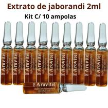 Arovitel Extrato De Jaborandi 2 Ml - Kit C/ 10 Ampolas