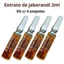 Arovitel Extrato De Jaborandi 2ml - Kit Com 4 Ampolas