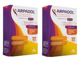 ARPADOL400mg KIT C/2 CAIXAS C/60 COMPRIMIDOS CADA - Harpagopytum Procumbens DC - Garra do Diabo