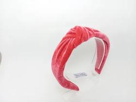 Arquinho Tiara Nozinho da Moda de Veludo Cor Vermelha Bem Me Quer Arquinho Tiara Nozinho da Moda de Veludo Cor Vermelha Bem Me Quer