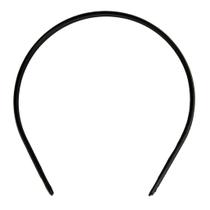 Arquinho Tiara Para Enfeitar Cabelo 10mm Preto Com 10 Unidades