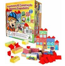 Arquitetura e Construção Pequeno Engenheiro 100 peças Caixa de madeira-