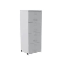 Arquivo 04 Gavetas P25 Pandin 1,30 M Cinza Cristal Arquivo 04 Gavetas P25 Pandin 1,30 M Cinza Cristal