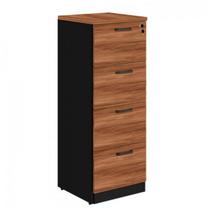 Arquivo 04 Gavetas Pasta Suspensa - 1,28x0,46x0,45m - WORK START - NOGAL SEVILHA/PRETO - 21410
