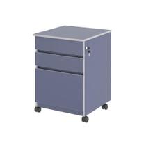 Arquivo com 3 Gavetas Medina Azul