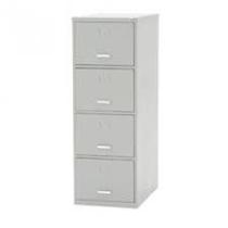 Arquivo de aço 4 gavetas colorido 25kg por gaveta sem trilho Arquivo de aço 4 gavetas colorido 25kg por gaveta sem trilho