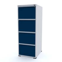 Arquivo de aço 4 gavetas pandin rptcm - cinza/azul del rey Arquivo de aço 4 gavetas pandin rptcm - cinza/azul del rey
