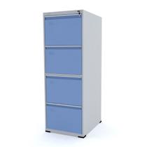 Arquivo de aço 4 gavetas pandin slm - cinza/azul dalí Arquivo de aço 4 gavetas pandin slm - cinza/azul dalí