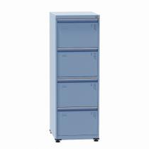 Arquivo de Aço com 04 Gavetas Econômico Pandin 1,36 m Azul Dali