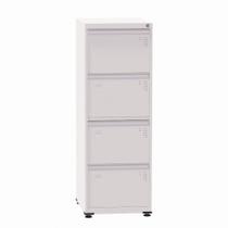 Arquivo de Aço com 04 Gavetas Econômico Pandin 1,36 m Branco Arquivo de Aço com 04 Gavetas Econômico Pandin 1,36 m Branco