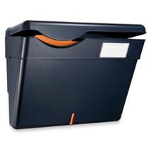 Arquivo de parede Officemate HIPAA com capa para carta/A4 preta