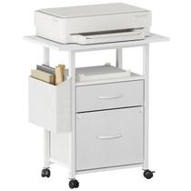 Arquivo móvel GYIIYUO com 2 gavetas e tampo de 61 cm Arquivo móvel GYIIYUO com 2 gavetas e tampo de 61 cm