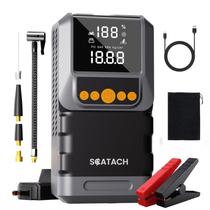 Arrancador de bateria Scatach 8000A com compressor de ar 12V Arrancador de bateria Scatach 8000A com compressor de ar 12V