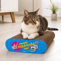 Arranhadinho CatMyPet para Gatos Portátil Dupla Face com Catnip Microondulado Reciclado Arranhadinho CatMyPet para Gatos Portátil Dupla Face com Catnip Microondulado Reciclado