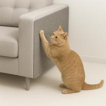 Arranhador Adesivo Autocolante 30x48cm para Gato Proteção para Sofá, Fácil de Aplicar, Estimula o Pet, Várias Cores