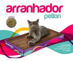 Arranhador Brinquedo Para Gato Petlon Papelão com Catnip a Erva do Gato