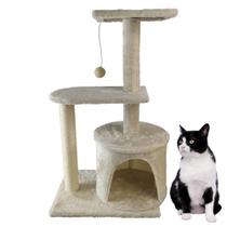 Arranhador de Gato 3 Andares Grande Brinquedo Casinha Aconchegante Descanso Escala Macio Confortável Diversão Lazer Luxo Pet Shop Casa Animal de Estim Arranhador de Gato 3 Andares Grande Brinquedo Casinha Aconchegante Descanso Escala Macio Confortável Diversão Lazer Luxo Pet Shop Casa Animal de Estim
