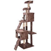 Arranhador de gato grande, luxuoso, multifuncional com casas, camas, poleiros, escadas e brinquedos Arranhador de gato grande, luxuoso, multifuncional com casas, camas, poleiros, escadas e brinquedos