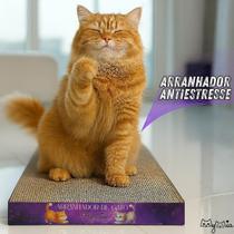 Arranhador de Gato Plano Dupla Face Papelão Pet Antiestresse Ansiedade Durável Protege Móveis Sofá Brinquedo para Felino My Mia Original