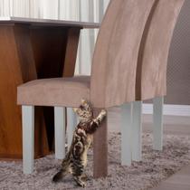 Arranhador de Gato Protetor de Pé Cadeira e Mesa Jantar Bege - Charme do Detalhe