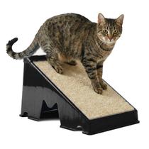 Arranhador De Papelão Para Gatos Rampa De Plástico Brinquedo Interativo Antiestresse Arranhador De Papelão Para Gatos Rampa De Plástico Brinquedo Interativo Antiestresse