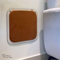 Arranhador De Parede Para Gato Quadrado Champagne