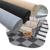 Arranhador e Protetor de Sofá Adesivo para Gatos 100x100cm Carpete Várias Cores Metro Linear