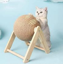 Arranhador Gato Bola Giratória Sisal Brinquedo+Guizo - Shopbernini