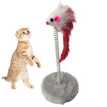 Arranhador Gato Pet Ratinho Guizo Mola Brinquedo Interativo Felino Pelucia Macio Entretenimento Animal de Estimaçao Diversao Lazer Arranhador Gato Pet Ratinho Guizo Mola Brinquedo Interativo Felino Pelucia Macio Entretenimento Animal de Estimaçao Diversao Lazer