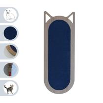 Arranhador Gato Piso Parede modelo Frajola Grande - Amadeirado - Azul