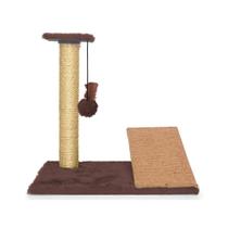 Arranhador Gato Poste com Rampa Mola Maluca com Brinquedo Exclusivo