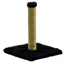 Arranhador Gato Preto Brinquedo Cat Com Mini Poste 35cm Arranhador Gato Preto Brinquedo Cat Com Mini Poste 35cm