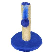 Arranhador Gatos Mini Poste Azul Arranhador Gatos Mini Poste Azul