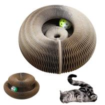 Arranhador Magico Gato Pet Felino Brinquedo Bola Guizo Dobravel Multi Formas Diversao Entretenimento Arranhador Magico Gato Pet Felino Brinquedo Bola Guizo Dobravel Multi Formas Diversao Entretenimento