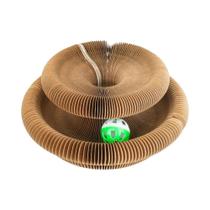 Arranhador Mágico Para Gatos Com Estrutura De Escalada E Bola, Brinquedo Arranhador De Papelão Para