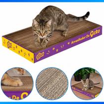 Arranhador P/ Gato Brinquedo Resistente Antiestresse Papelão Ondulado
