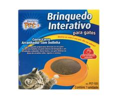 Arranhador P/ Gatos Com Bolinha Interativo Divertido