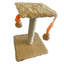 Arranhador Para Gato 2 Bases Com Brinquedo Duplo LD Pet