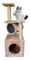 Arranhador Para Gato 3 Bases Elegance Luxo