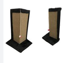 Arranhador Para Gato Canto Sofá kit Duas Peças ( Cor Juta/Marrom)