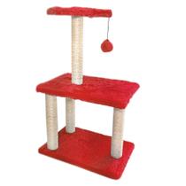 Arranhador Para Gatos 3 Bases Com Bolinha