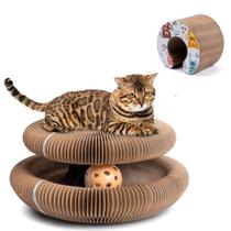 Arranhador para Gatos Belle Homie Organ Mágico com Bola de Brinquedo Arranhador para Gatos Belle Homie Organ Mágico com Bola de Brinquedo