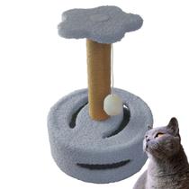 Arranhador para Gatos Bola Brincadeira Arranhar Brincar Pet Shop Sisal Interativo Aconchegante Confortável Diversão Descanso Escala Macio Animal de Es