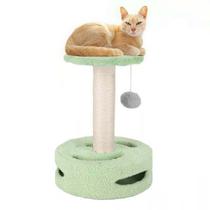 Arranhador para Gatos Bola Brincadeira Arranhar Brincar Pet Shop Sisal Interativo Animal de Estimação Macio Confortável Diversão Aconchegante Descanso