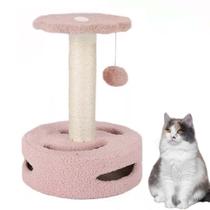 Arranhador para Gatos Bola Brincadeira Arranhar Brincar Pet Shop Sisal Interativo Macio Confortável Diversão Animal de Estimação Aconchegante Descanso