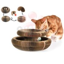 Arranhador para gatos brinquedo magico interativo dobravel diversas formas